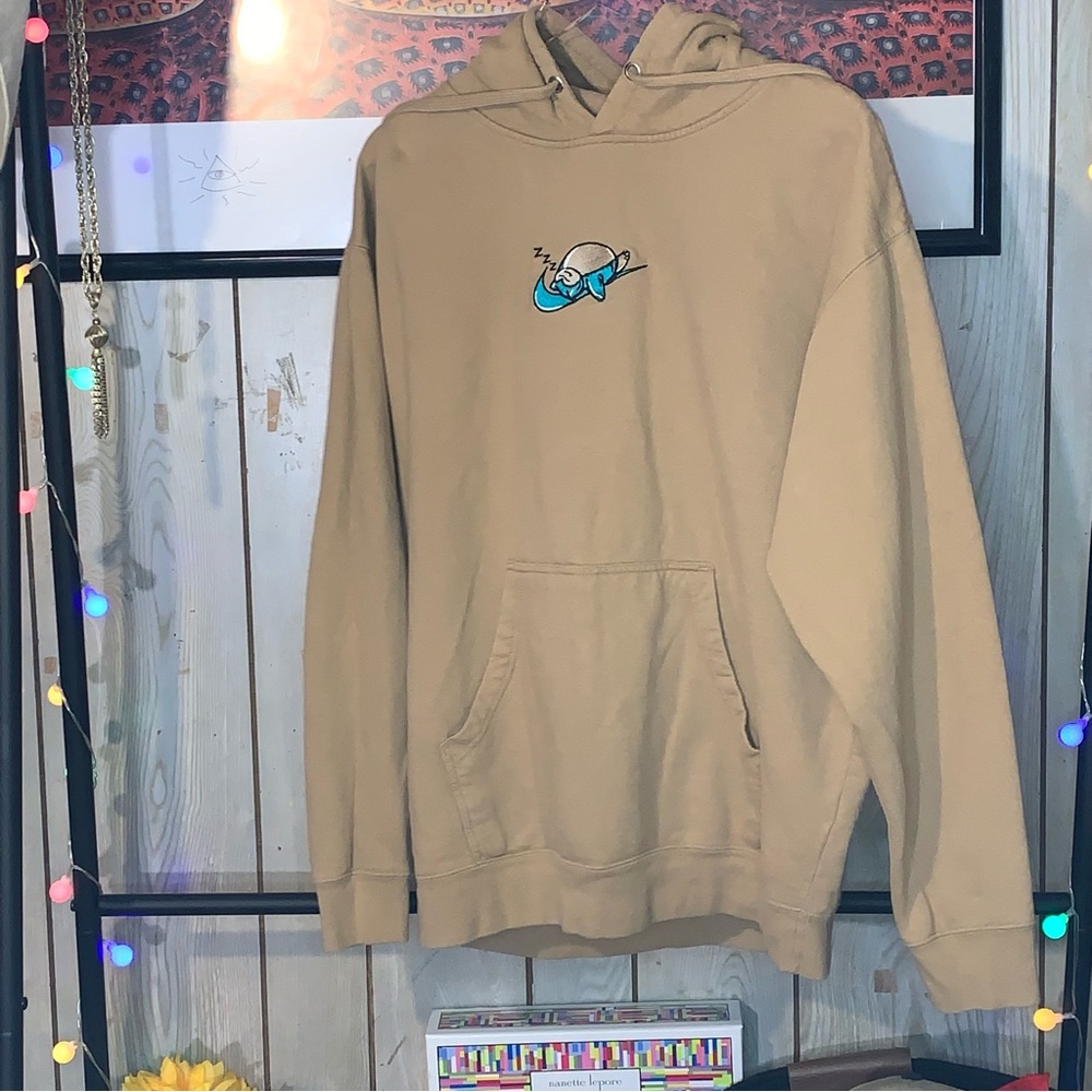 Pokemon Nike* Snorlax Pullover Hoodie “off” Brand Collab; Men’s Size L -Used
